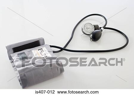 Stock Image - Blood pressure gauge. Fotosearch