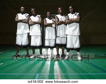 Stock Image - Basketball team. Fotosearch