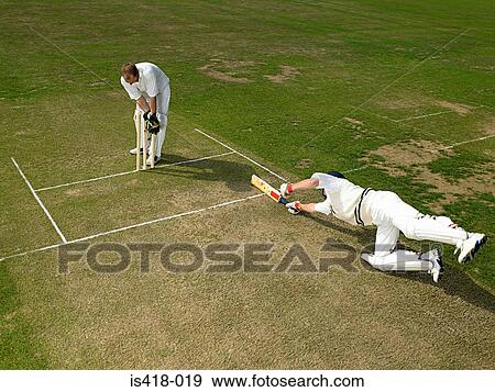 Cricketers View Large Photo Image Stock Photo - Cricketers. Fotosearch