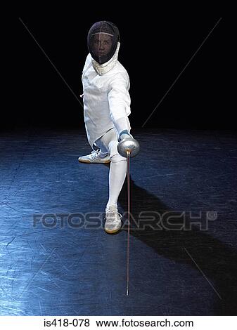 Stock Photo - Fencer. Fotosearch