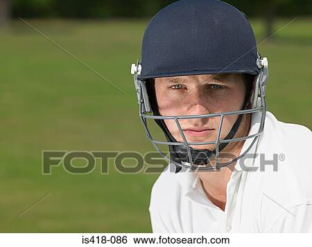 Young cricketer View Large Photo Image Stock Photograph - Young cricketer. Fotosearch