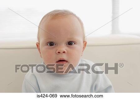 Portrait of a baby View Large Photo Image Stock Photo - Portrait of a baby. Fotosearch