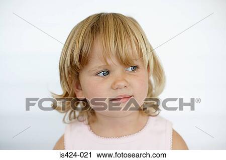 Portrait of a young girl View Large Photo Image Stock Image - Portrait of a young girl. Fotosearch