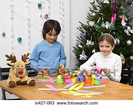 Children making paper chain View Large Photo Image Stock Image - Children making paper chain. Fotosearch