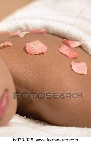 Stock Photography - Girl having beauty treatment. Fotosearch