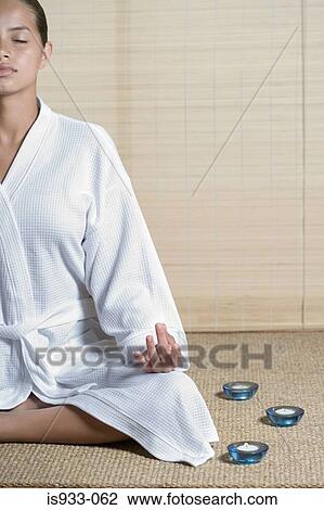 Girl meditating View Large Photo Image Stock Image - Girl meditating. Fotosearch