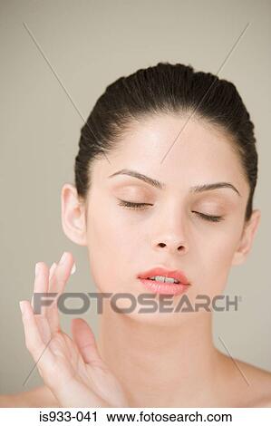 Girl with moisturiser View Large Photo Image Stock Image - Girl with moisturiser. Fotosearch