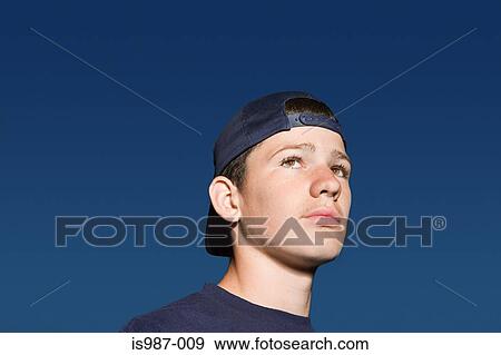 Stock Photo - Portrait of a teenage boy. Fotosearch