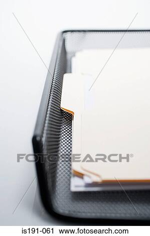 Files in a tray View Large Photo Image Stock Image - Files in a tray. Fotosearch