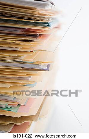 Stack of files and paperwork View Large Photo Image Stock Image - Stack of files and paperwork. Fotosearch