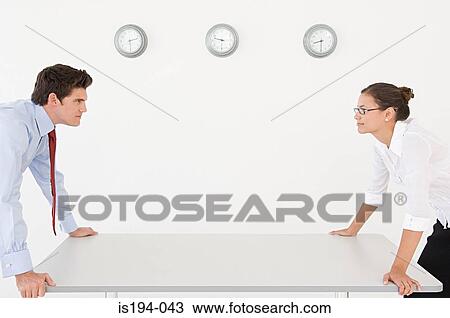 Businessman and businesswoman arguing View Large Photo Image Stock Image - Businessman and businesswoman arguing. Fotosearch
