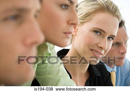Portrait of four office workers View Large Photo Image Stock Photo - Portrait of four office workers. Fotosearch