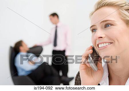 Portrait of three office workers View Large Photo Image Stock Image - Portrait of three office workers. Fotosearch