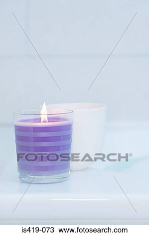 Candles on the edge of a bath View Large Photo Image Stock Image - Candles on the edge of a bath. Fotosearch