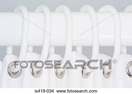 Close up on shower curtain View Large Photo Image Picture - Close up on shower curtain. Fotosearch