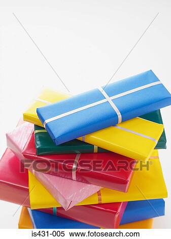 Pile of gifts View Large Photo Image Stock Photography - Pile of gifts. Fotosearch