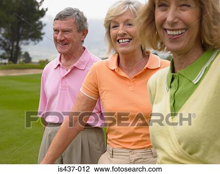 Happy golfers View Large Photo Image Stock Image - Happy golfers. Fotosearch