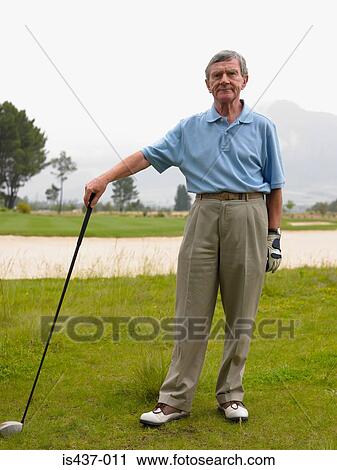Senior golfer View Large Photo Image Stock Image - Senior golfer. Fotosearch