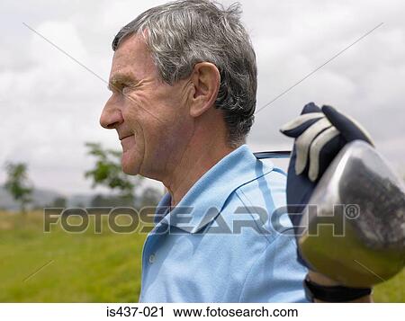 Senior golfer View Large Photo Image Stock Image - Senior golfer. Fotosearch