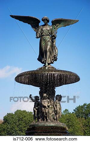 Bethesda fountain central park new york View Large Photo Image Stock Photograph - Bethesda fountain central park new york. Fotosearch