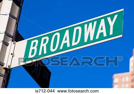 Broadway street sign View Large Photo Image Picture - Broadway street sign. Fotosearch