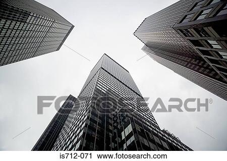 Looking up at new york skyscrapers View Large Photo Image Stock Image - Looking up at new york skyscrapers. Fotosearch