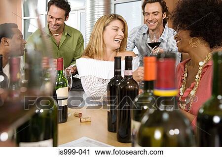 Wine tasting evening View Large Photo Image Stock Image - Wine tasting evening. Fotosearch