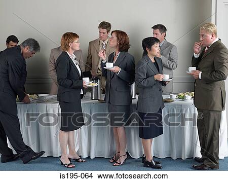Office workers having a coffee break View Large Photo Image Picture - Office workers having a coffee break. Fotosearch