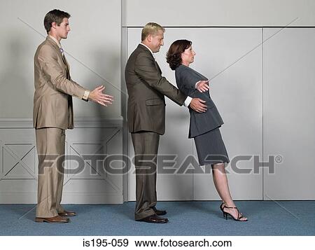 Trusting office workers View Large Photo Image Stock Photo - Trusting office workers. Fotosearch
