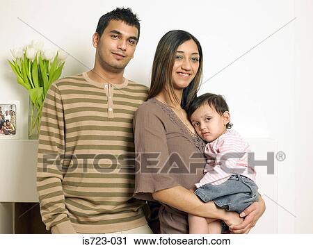 Stock Image - Family portrait. Fotosearch