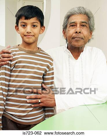 Grandfather with grandson View Large Photo Image Stock Image - Grandfather with grandson. Fotosearch