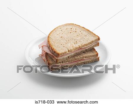 Ham sandwich View Large Photo Image Stock Image - Ham sandwich. Fotosearch
