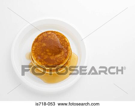 Pancakes with maple syrup View Large Photo Image Stock Image - Pancakes with maple syrup. Fotosearch