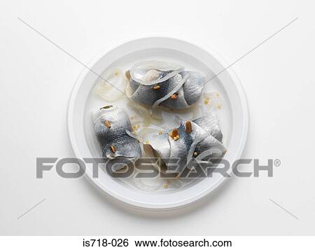 Pickled herring View Large Photo Image Stock Photograph - Pickled herring. Fotosearch