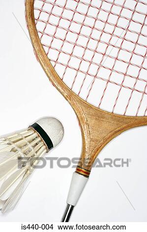 Badminton racket and shuttlecock View Large Photo Image Picture - Badminton racket and shuttlecock. Fotosearch