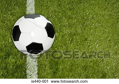 Football on pitch View Large Photo Image Stock Image - Football on pitch. Fotosearch
