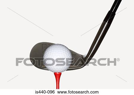 Golf club with golf ball on tee View Large Photo Image Stock Photograph - Golf club with golf ball on tee. Fotosearch