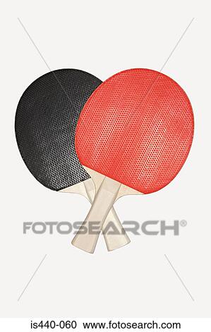 Stock Image - Table tennis bats. Fotosearch