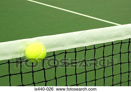 Tennis ball on court View Large Photo Image Stock Photograph - Tennis ball on court. Fotosearch