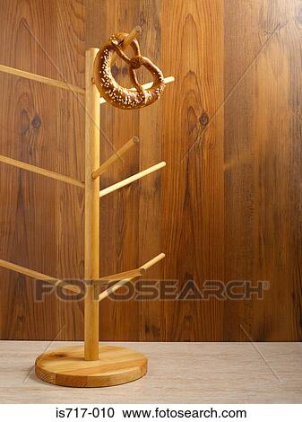 Bagel left on a stand View Large Photo Image Stock Image - Bagel left on a stand. Fotosearch