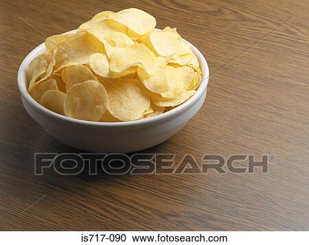 Bowl of crisps View Large Photo Image Stock Image - Bowl of crisps. Fotosearch