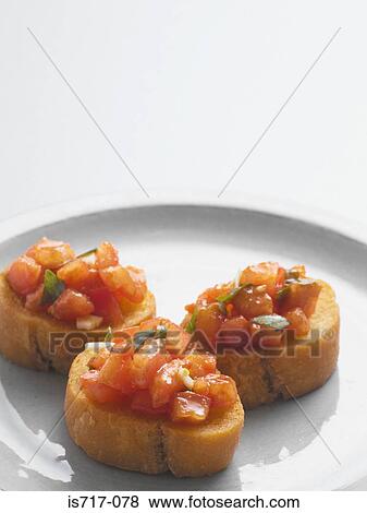 Bruchetta View Large Photo Image Stock Photo - Bruchetta. Fotosearch