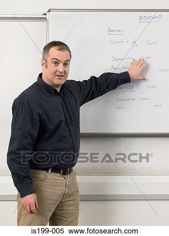 Stock Photography - Portrait of a teacher. Fotosearch