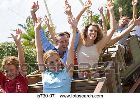 Family on a rollercoaster View Large Photo Image Stock Image - Family on a rollercoaster. Fotosearch