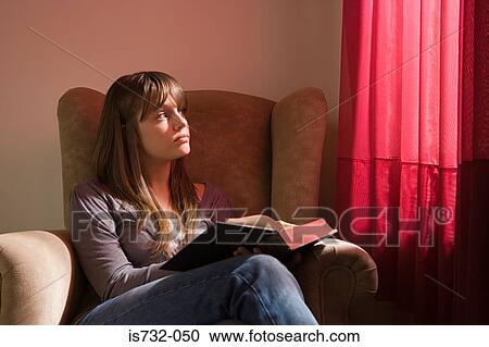 Girl with the bible View Large Photo Image Stock Image - Girl with the bible. Fotosearch