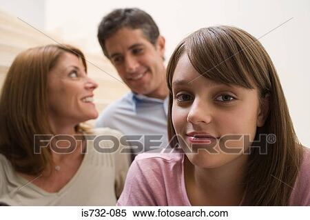 Teenage girl and parents View Large Photo Image Stock Photography - Teenage girl and parents. Fotosearch