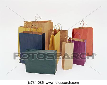 Shopping bags View Large Photo Image Stock Photograph - Shopping bags. Fotosearch
