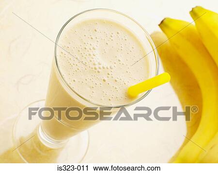 Banana milkshake View Large Photo Image Stock Image - Banana milkshake. Fotosearch