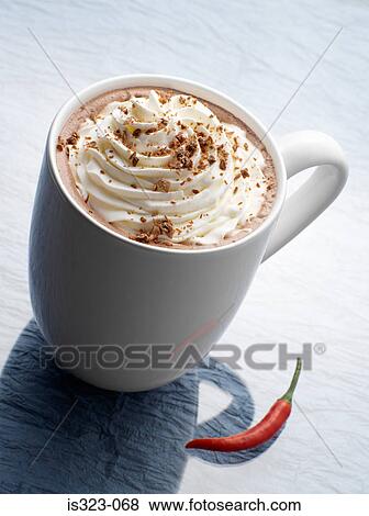 Hot chocolate View Large Photo Image Stock Photo - Hot chocolate. Fotosearch