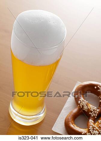 Stock Image - Wheat beer. Fotosearch
